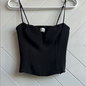 Aritzia Wilfred Black Novella camisole top size xs